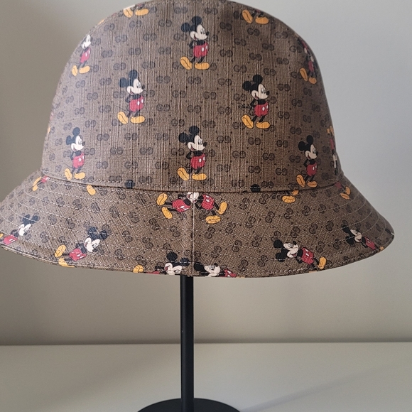 Gucci×Disney GG mickey mouse signature monogram bucket hat - Picture 3 of 7